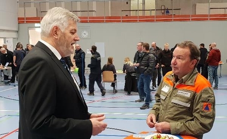 Joe Habermacher (Präsident AFV) und Romuald Brem (Präsident AZSV)