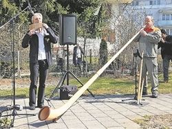 Zivilschutz-Auftritt der besonderen Art