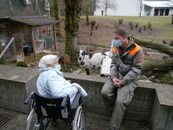 «Manche Bewohnerinnen schminken sich extra für die Zivilschützer»