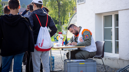 Kontaktdatenerfassung der Schüler