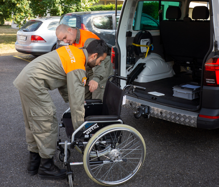 Hilfe beim Transport