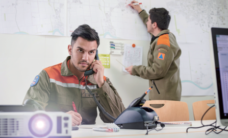 Der Zivilschutz im Einsatz