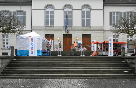 Vorplatz Grossrat Gebäude